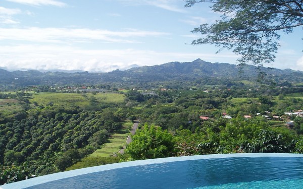 View from Cerro Luna, Atenas, Costa Rica