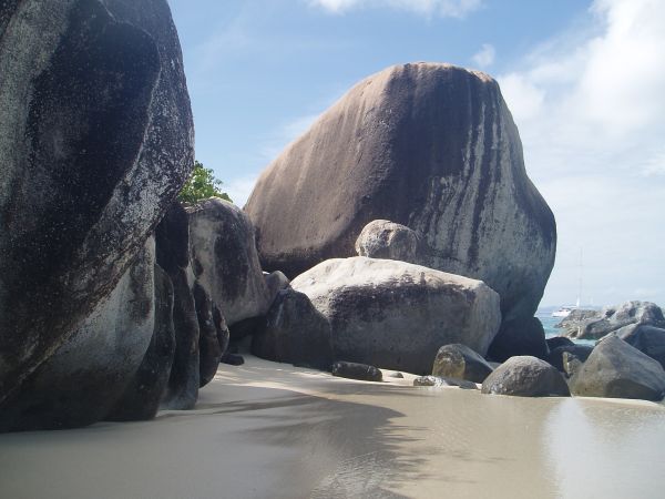 Huge Rocks at the Baths National Park on Virgin Gorda Island