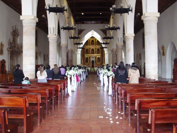 Multiple Weddings in a Cathedral in Tunja, Colombia