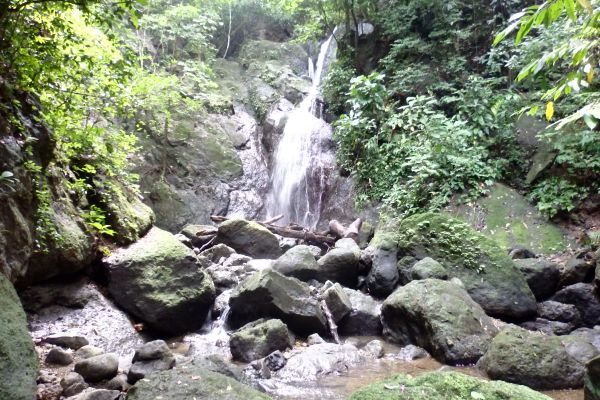 Diana Waterfall in Sapzurro, Colombia
