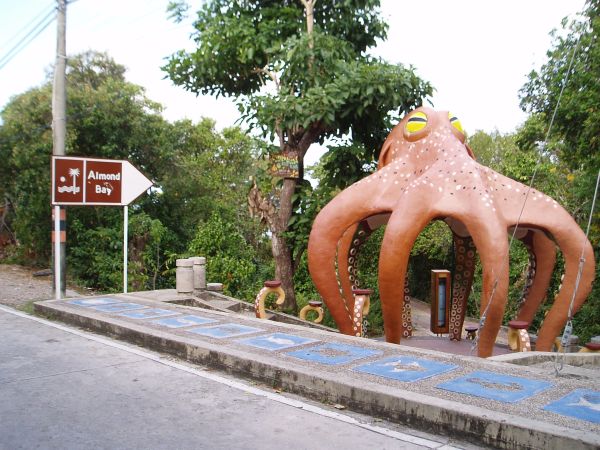 Almond Bay Entrance, Providencia Island in Colombia