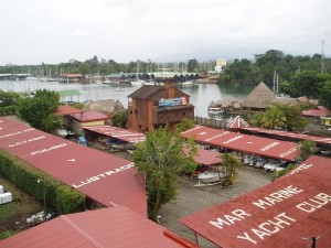 Marinas (From Top Left: Nana Juana Marina, RAM Marina, and Mar Marine), Rio Dulce, Guatemala