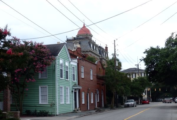 Old Houses and Church, Charleston, SC, USA